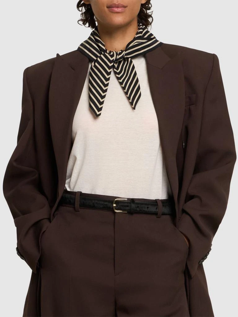 Totême Pony Hair Belt 1