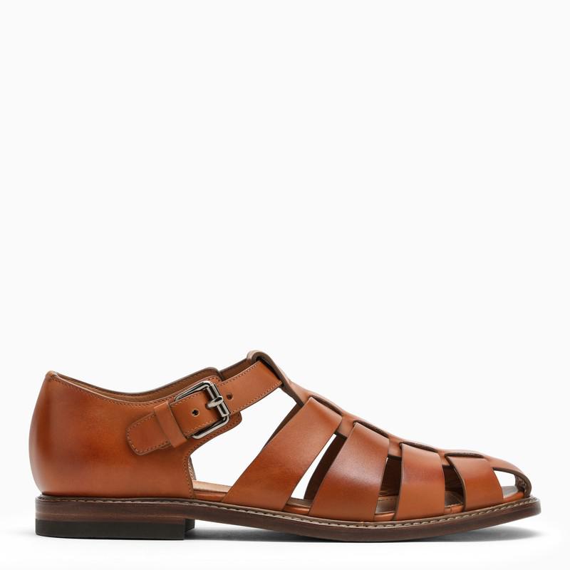 Church's Hazelnut leather sandal