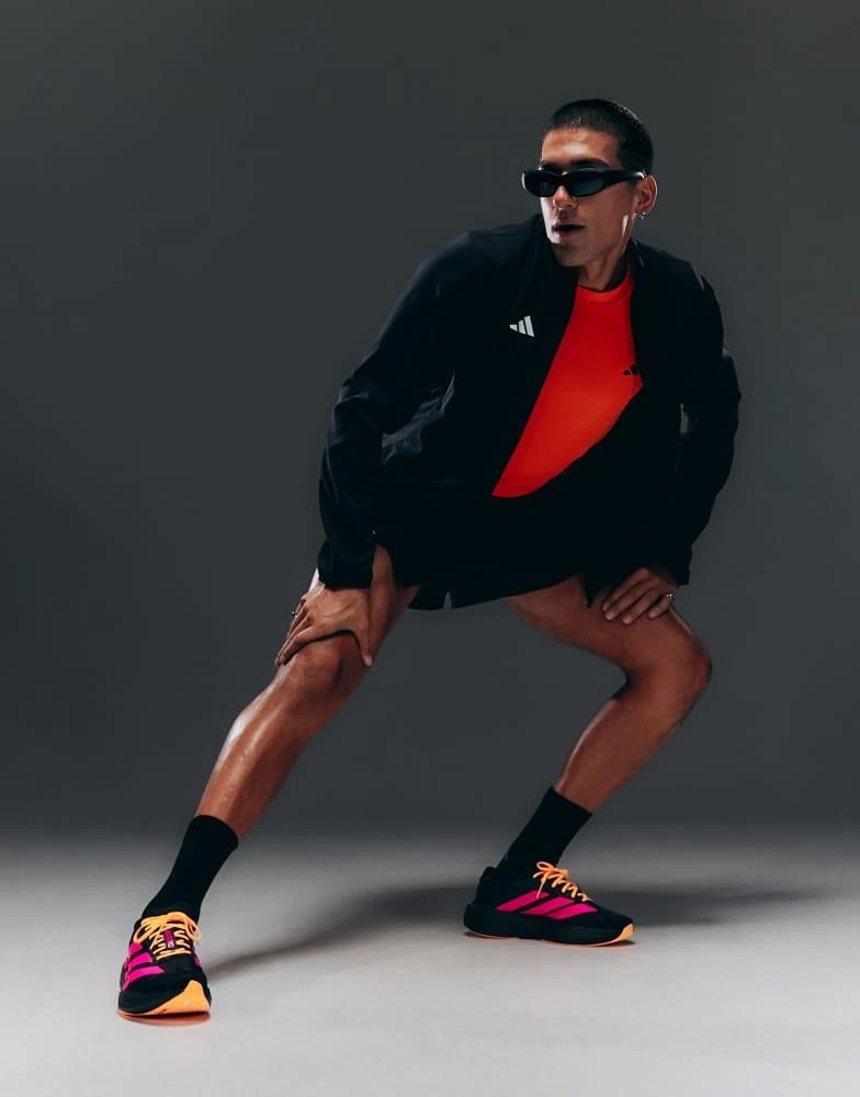 Adidas adidas Running Adizero jacket in black