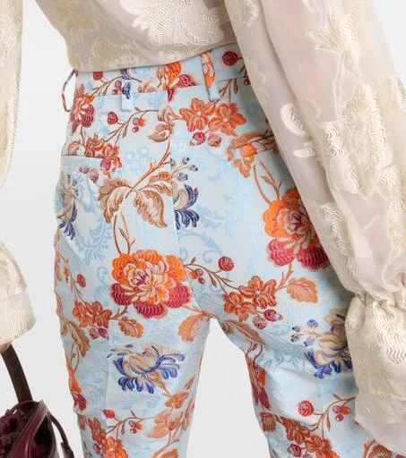 ETRO Floral jacquard pants 6
