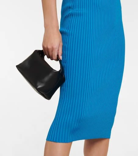 Self Portrait Ribbed-knit midi dress 5