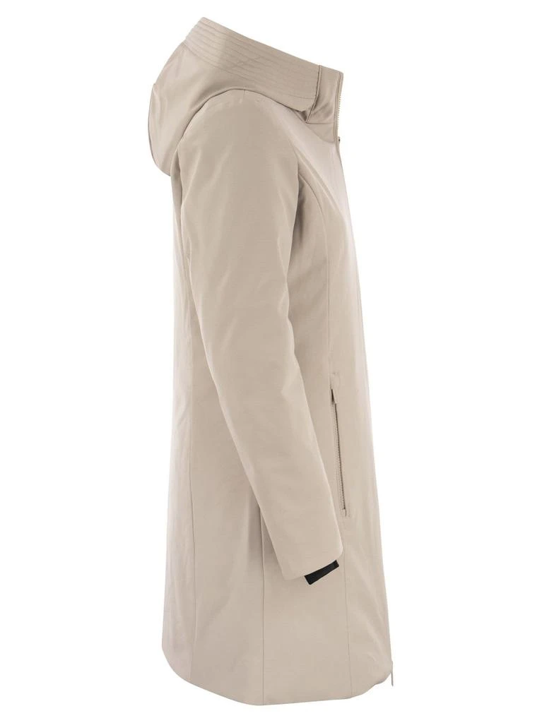 Woolrich Woolrich Hooded Mid-Length Parka Coat 3