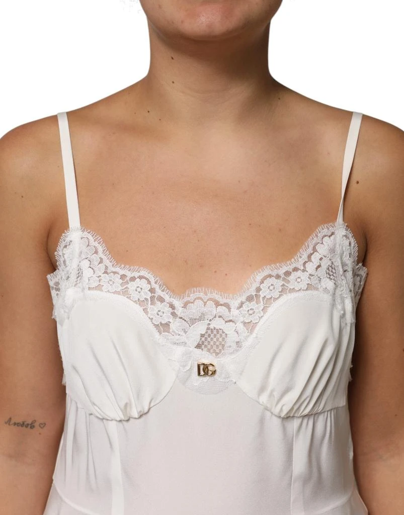 chinese dress ladies White D&G S/S 2006 Lace Midi Dress main image 1