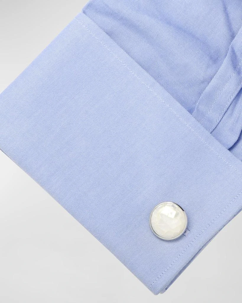 Cufflinks Inc. Men's Mosaic Mother-of-Pearl Cuff Link Stud Set 4