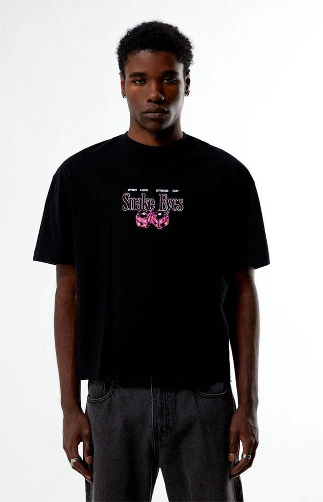 PacSun Snake Eyes Cropped Boxy T-Shirt 1
