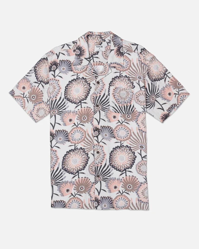United Legwear Men's Linen Rincon Camp Short Sleeve 1