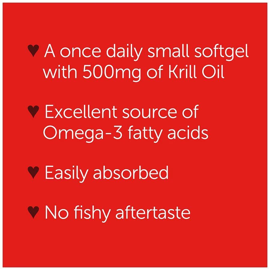 MegaRed 500mg Exta Strength Omega-3 Krill Oil Supplement Softgels 5