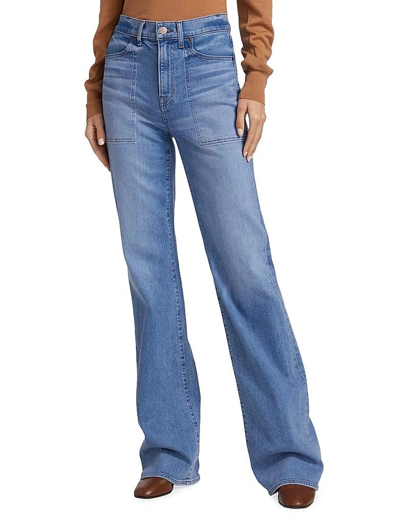 VERONICA BEARD Crosbie Wide-Leg Jeans 3