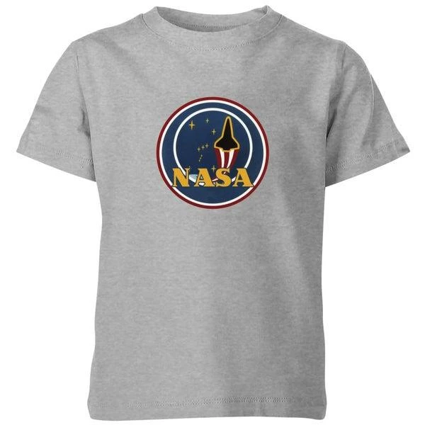 Original Hero NASA JM Patch Kids' T-Shirt - Grey 1