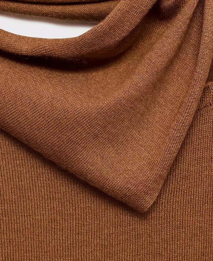 Mango Women's Scarf Fine-Knit Sweater 5