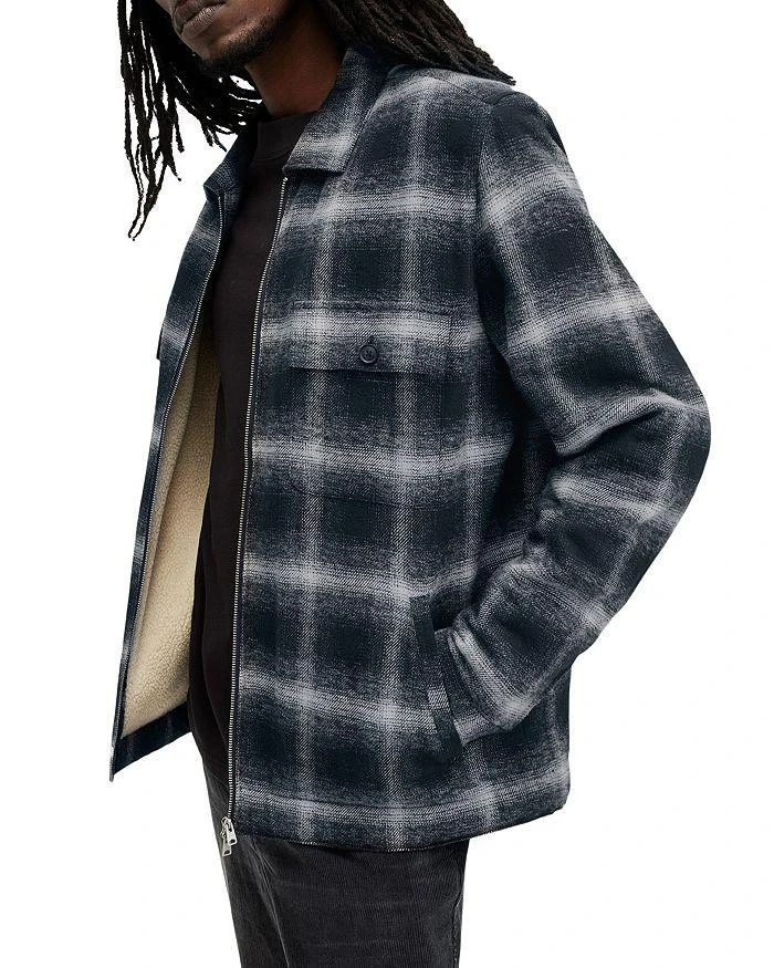 ALL SAINTS Men's Marley Plaid Jacket 3