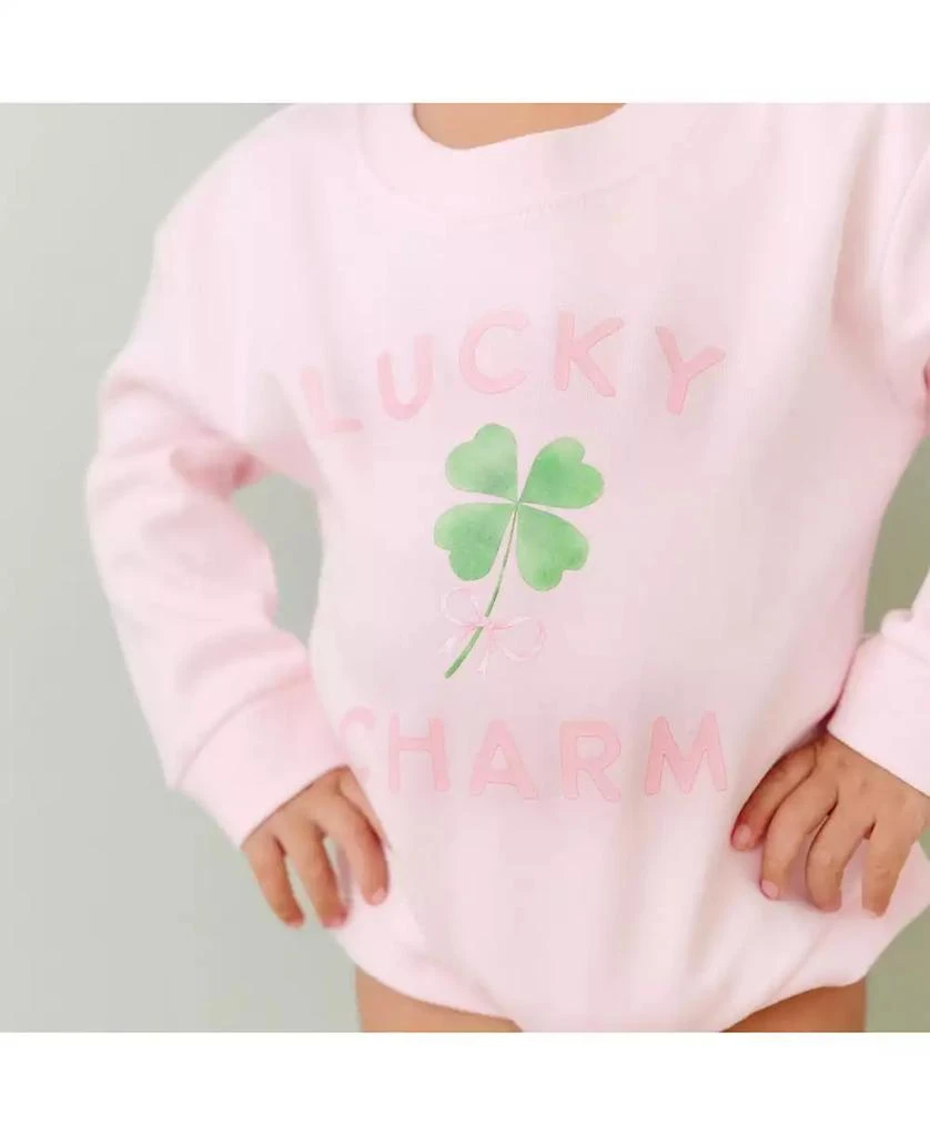Sweet Wink Baby Girls Lucky Charm St. Patrick
s Day Long Sleeve Romper 3