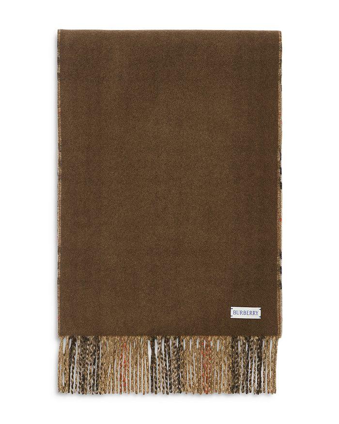 Burberry Reversible Check Cashmere Scarf