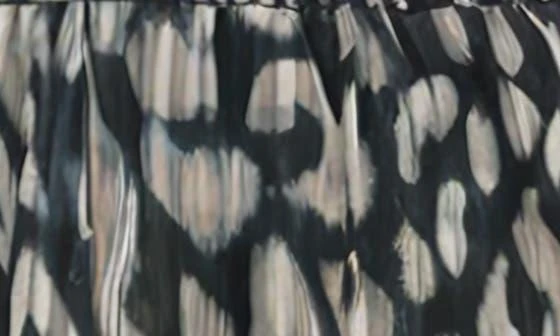 Socialite Metallic Long Sleeve Tiered Chiffon Minidress 5