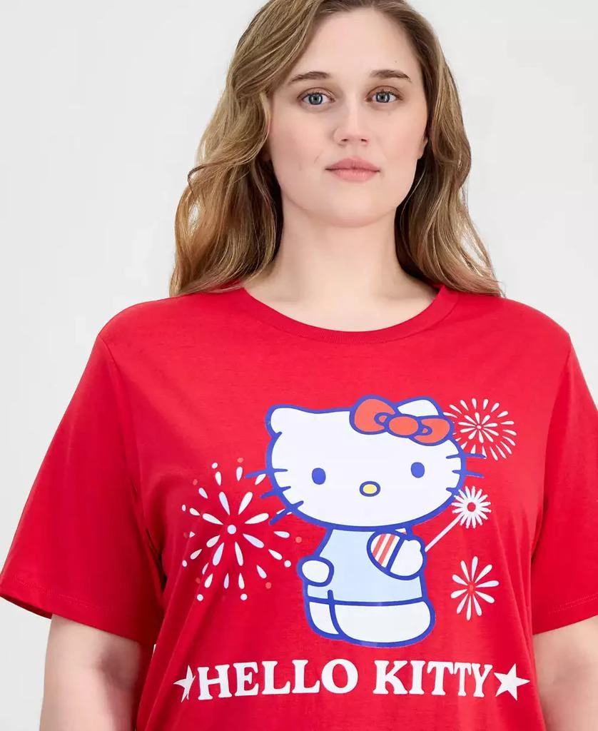 Grayson Threads, The Label Trendy Plus Size Hello Kitty Graphic Print T-Shirt