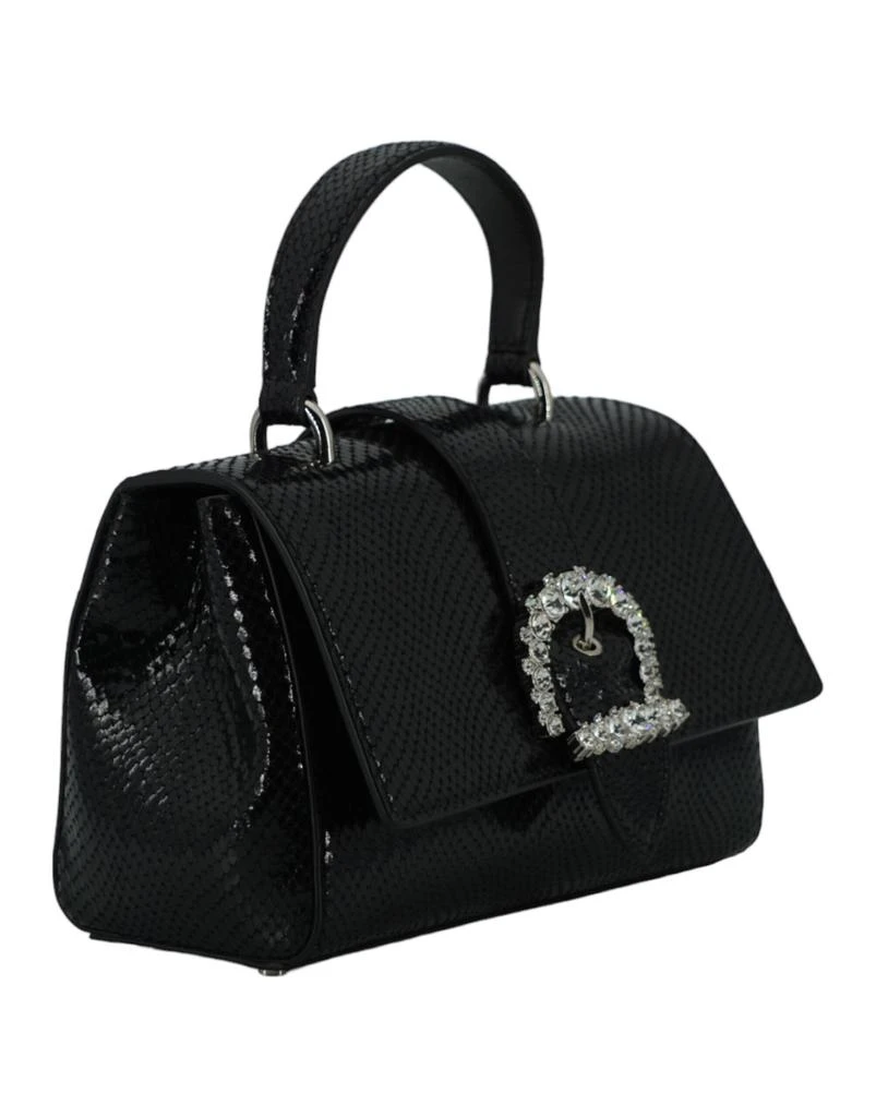 Jimmy Choo Jimmy Choo Black Leather Top Handle Shoulder Bag 3