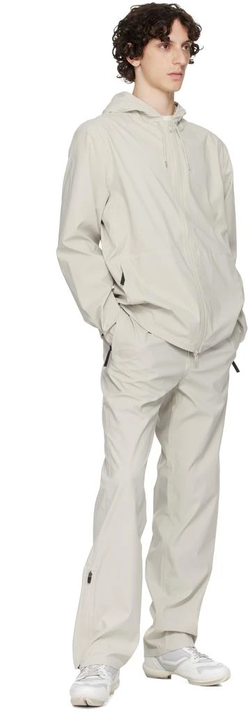 RAINS Beige Suva Hardshell Jacket 4
