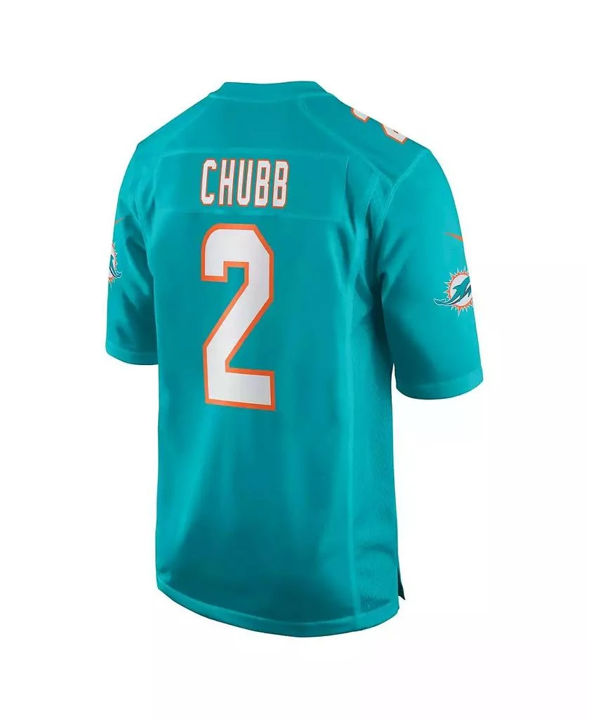 NIKE Men's Bradley Chubb Aqua Miami Dolphins Game Player Jersey 2