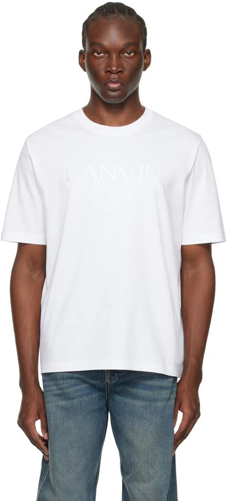 Lanvin White Oversized T-Shirt 1