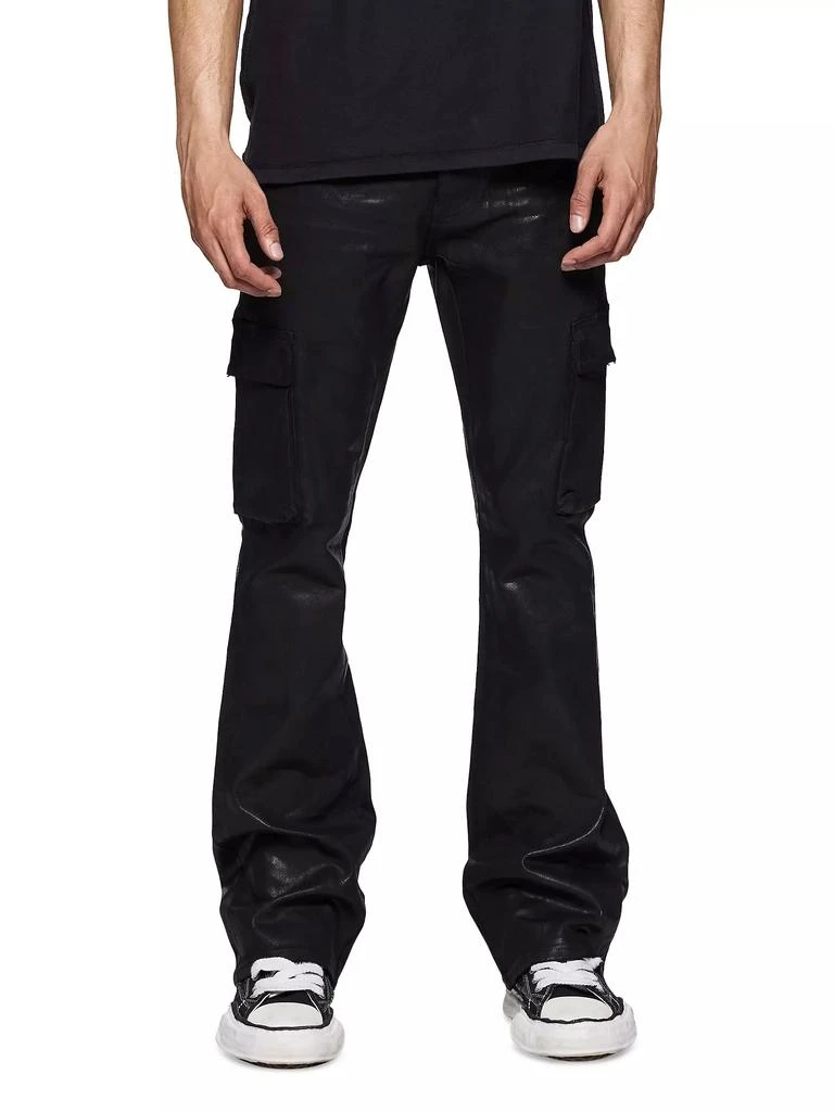 Purple Brand Coated Cargo Pants 1