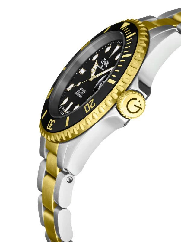 Gevril Wall Street 43MM Swiss Automatic Two Tone Stainless Steel Watch 2