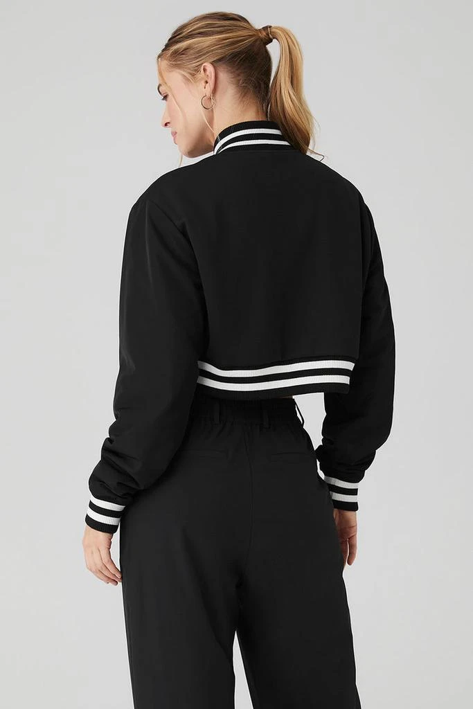 Alo Cropped G.O.A.T Jacket - Black 2