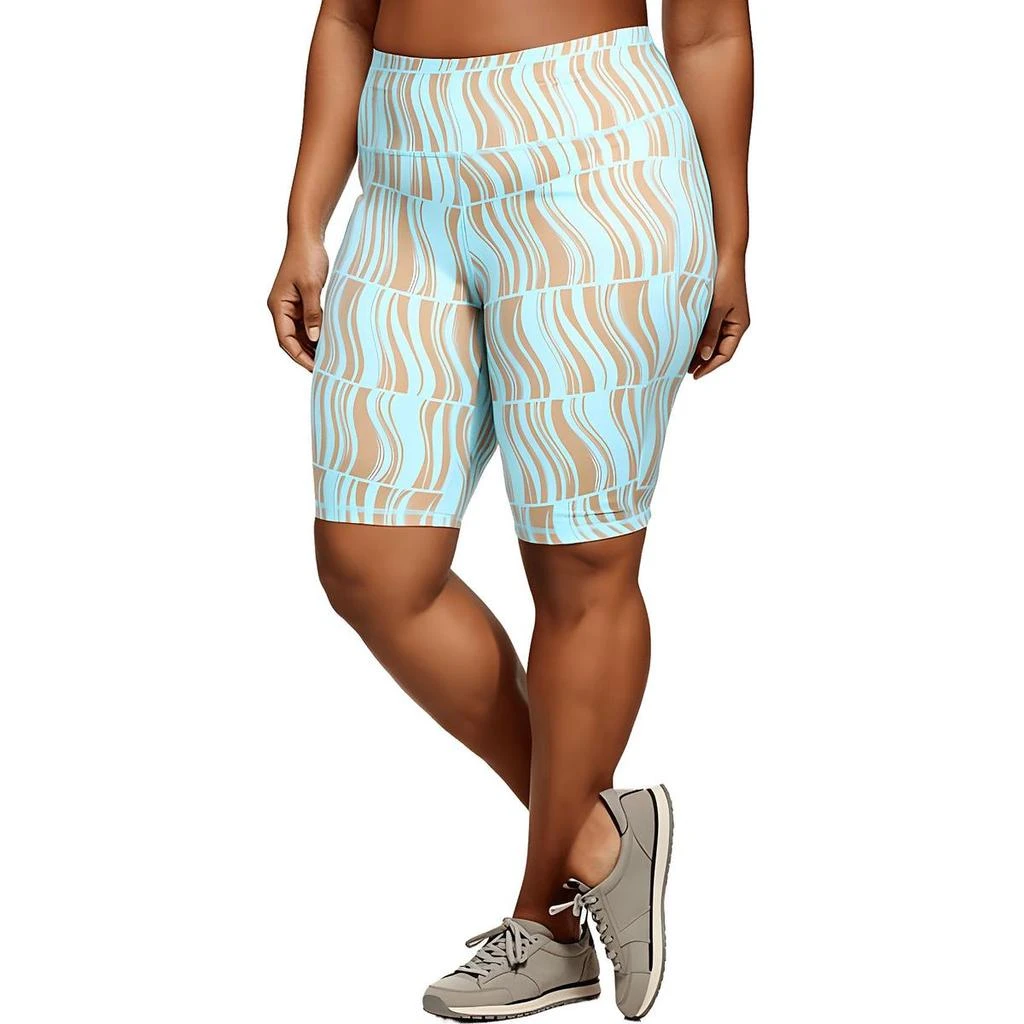 Ideology Womens Printed Manmade Bike Short 1