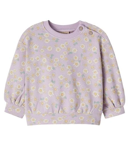 Wheat Baby Lia floral cotton jersey sweatshirt