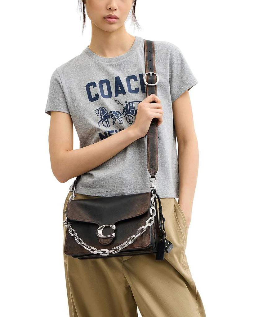 Coach Chain Tabby Shoulder Bag In Loved Leather 3