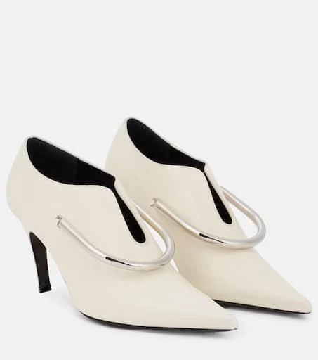 Jil Sander Embellished leather pumps 1