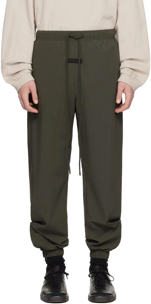 Fear of God ESSENTIALS Gray Drawstring Track Pants 1