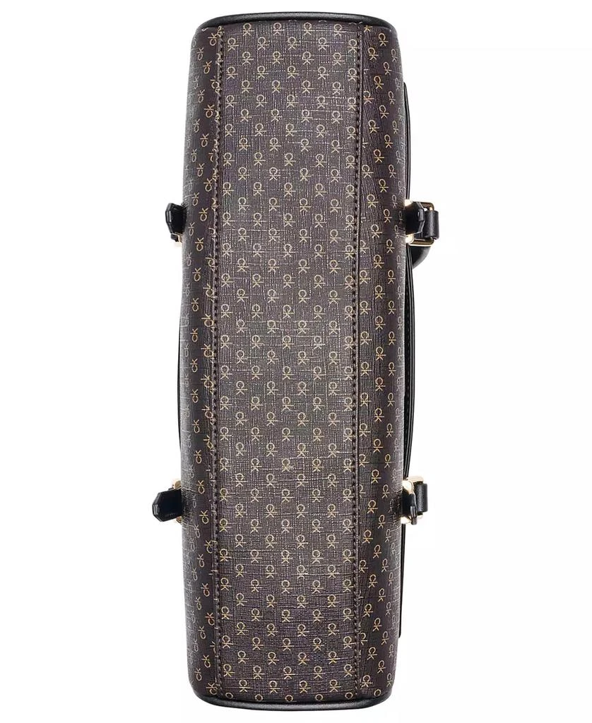 Calvin Klein Irene Mini Signature Top Handle Convertible Satchel 7