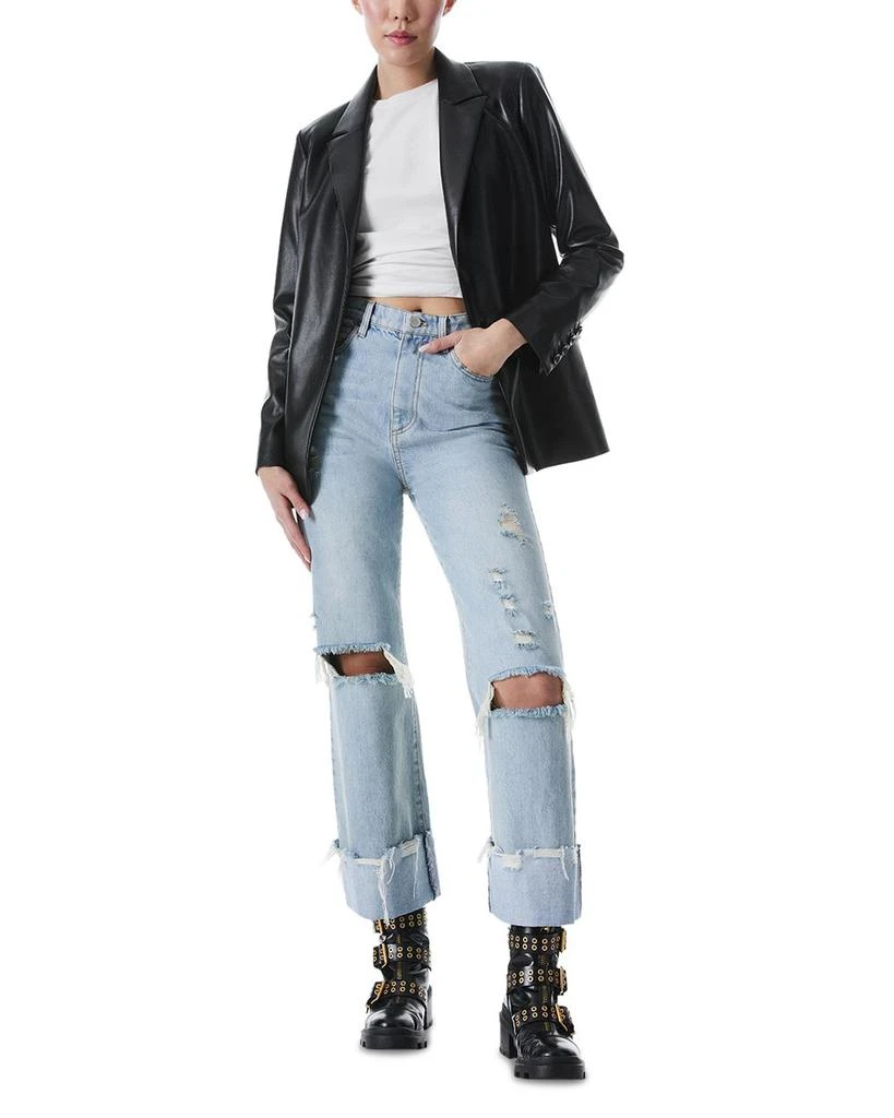 Alice + Olivia Denny Faux Leather Jacket 3