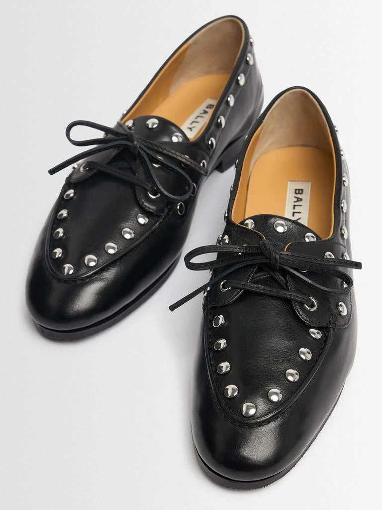 Bally 10mm Pathy Studded Leather Loafers 1