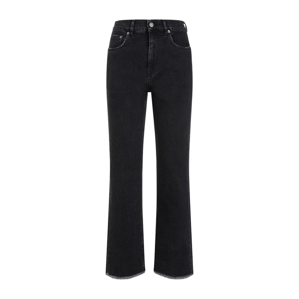 GOLDEN GOOSE GOLDEN GOOSE  CROPPED FLARE DENIM JEANS 1