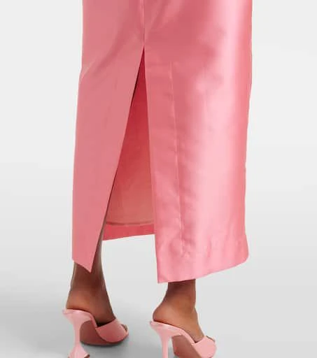 ALÉMAIS Ruffled off-shoulder gown 5