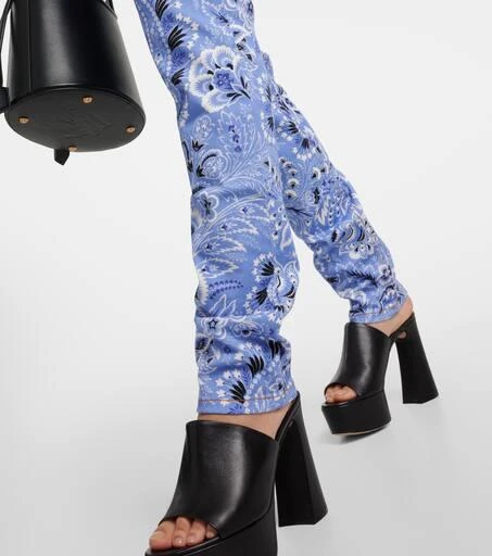 ETRO High-rise printed skinny jeans 5