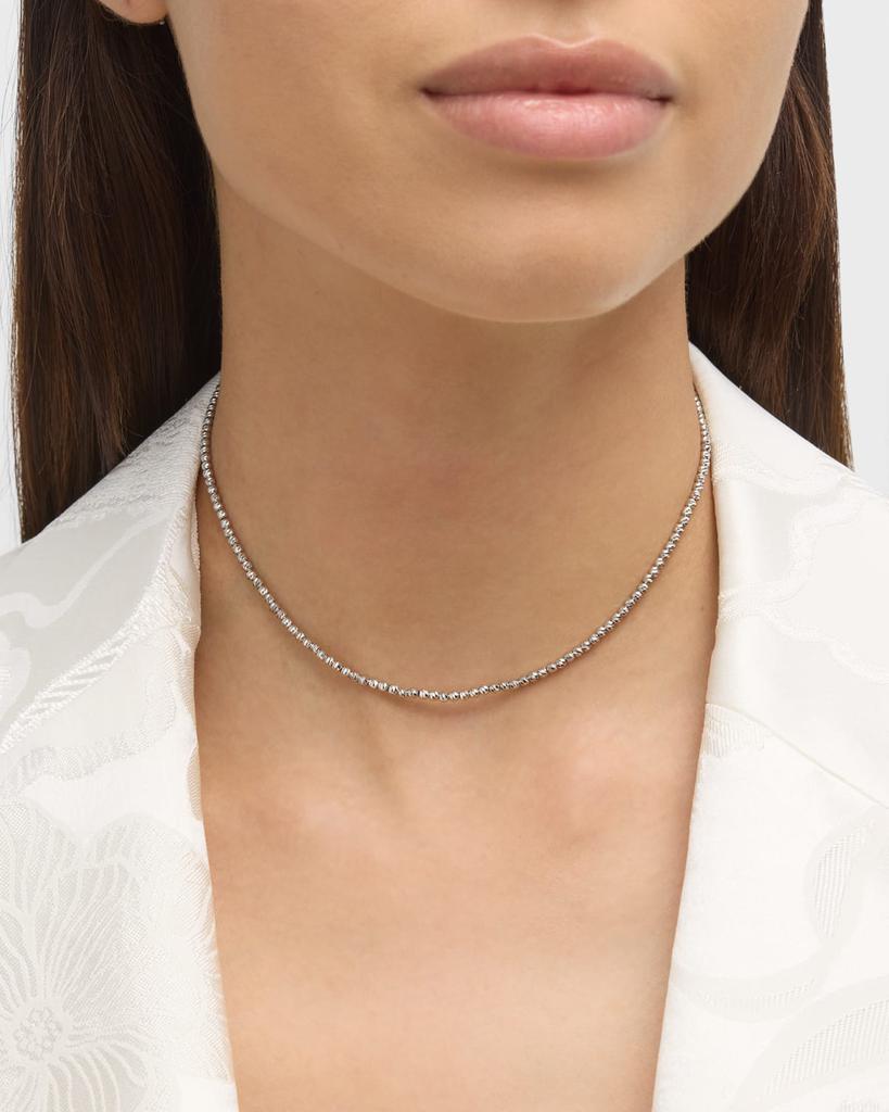 Platinum Born Platinum Halo Choker Necklace