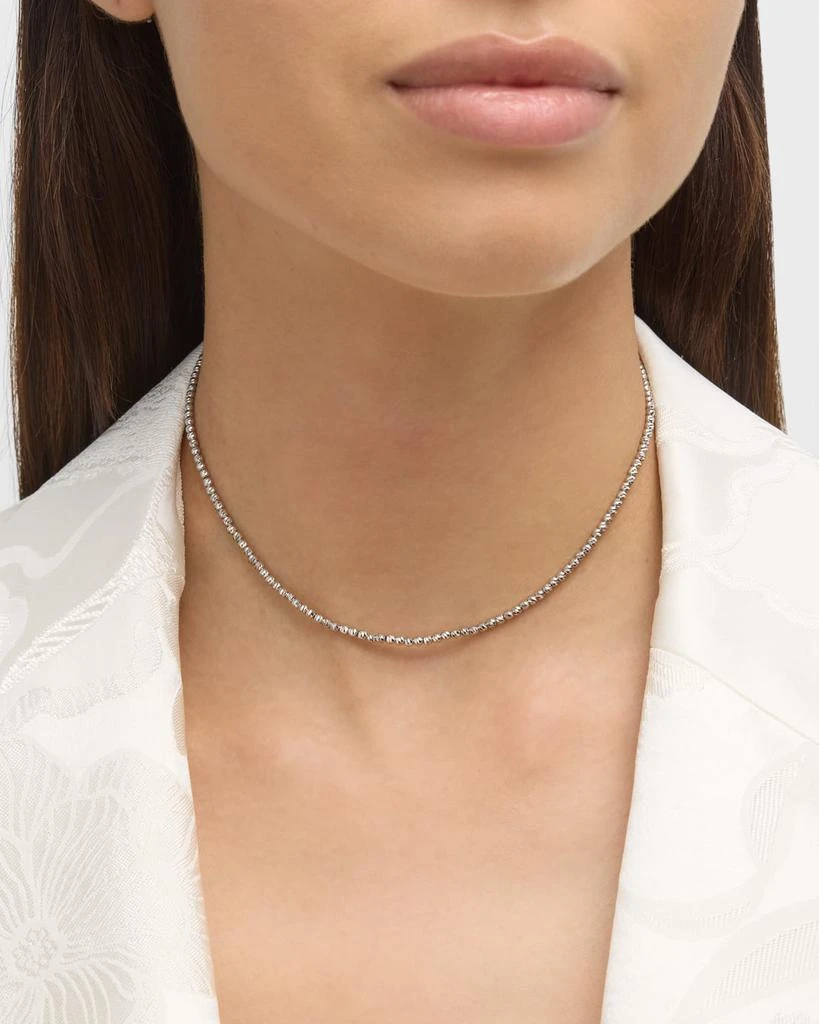 Platinum Born Platinum Halo Choker Necklace 2