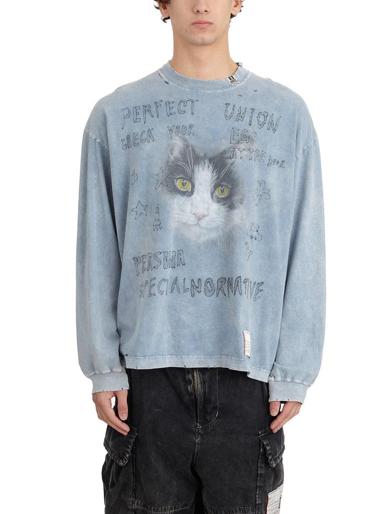 【MIHARA YASUHIRO】BLEACHED L/S T-Shirt Maison Mihara Yasuhiro - Bleached T-shirt | HBX - Globally