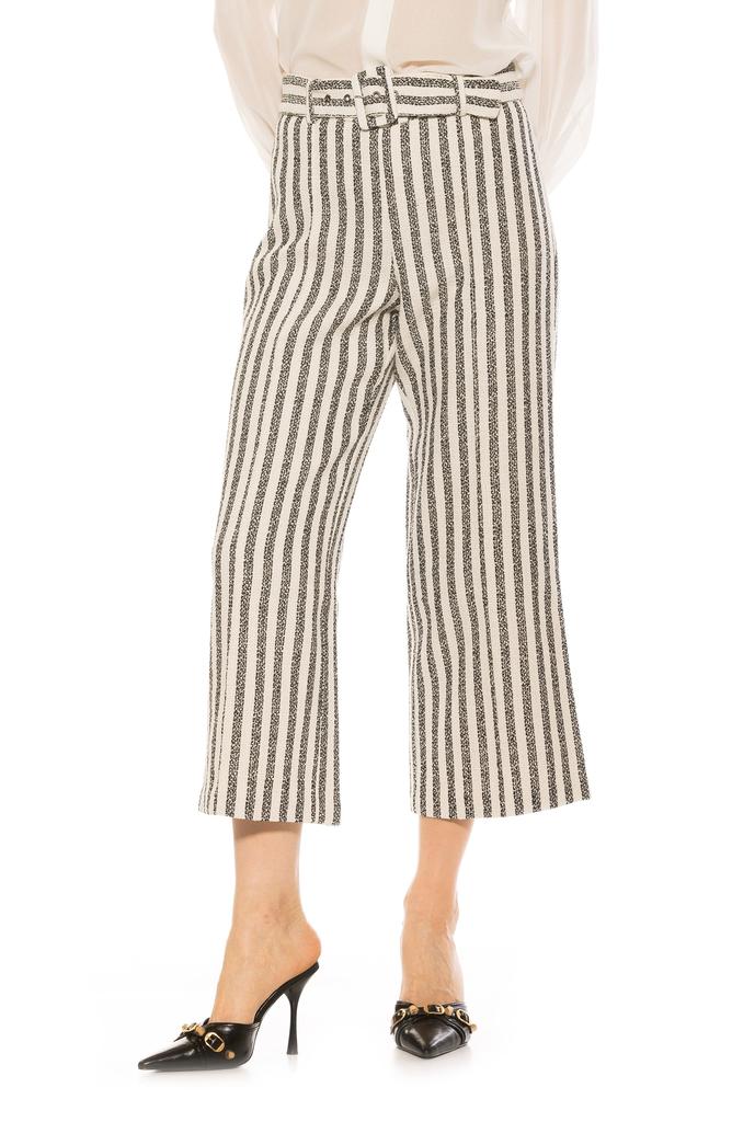 ALEXIA ADMOR Caden Tweed Wide Leg Pants