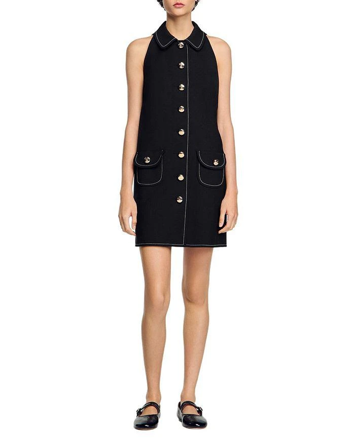 Sandro Peter Pan Collar Dress 5