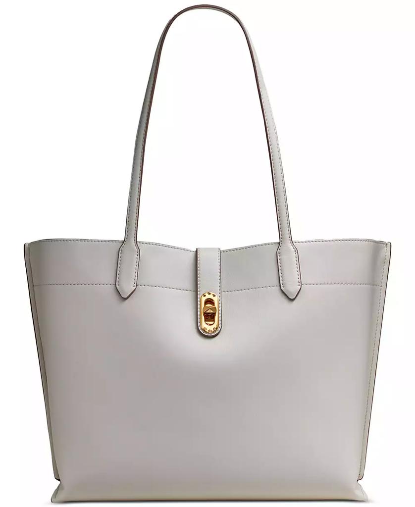 Donna Karan Donna Karan Bridgehampton Leather Turnlock Triple Compartment Tote