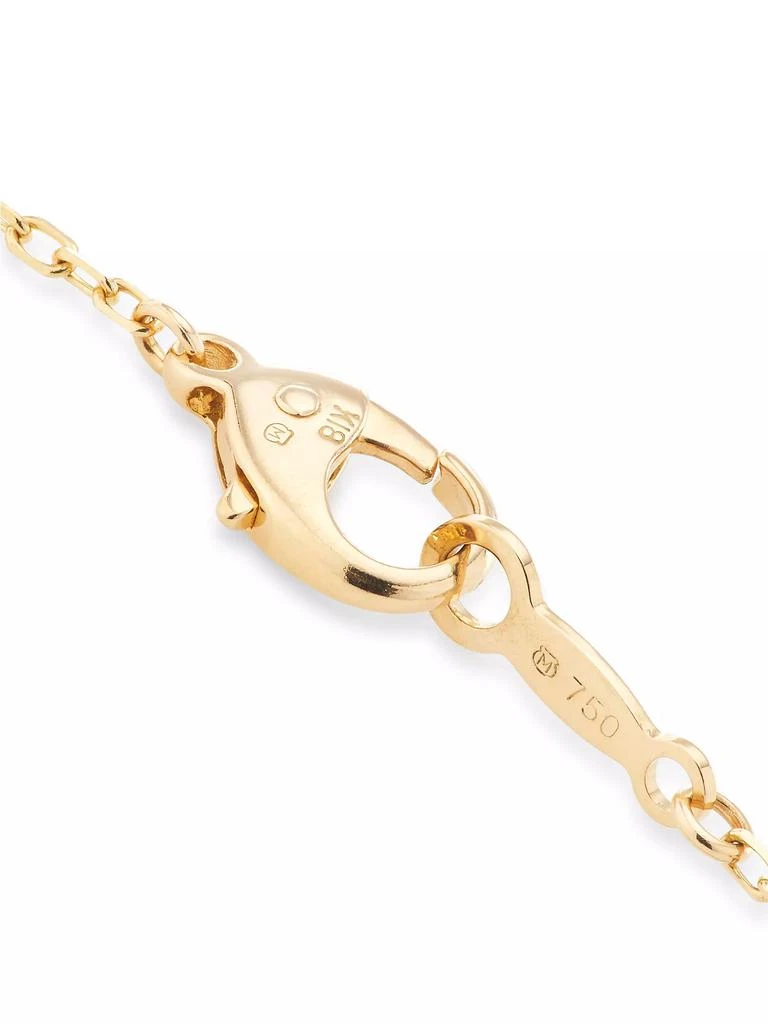 Mikimoto Classic 18K Yellow Gold, Akoya Pearl &amp; 0.03 TCW Diamond Y Necklace 4