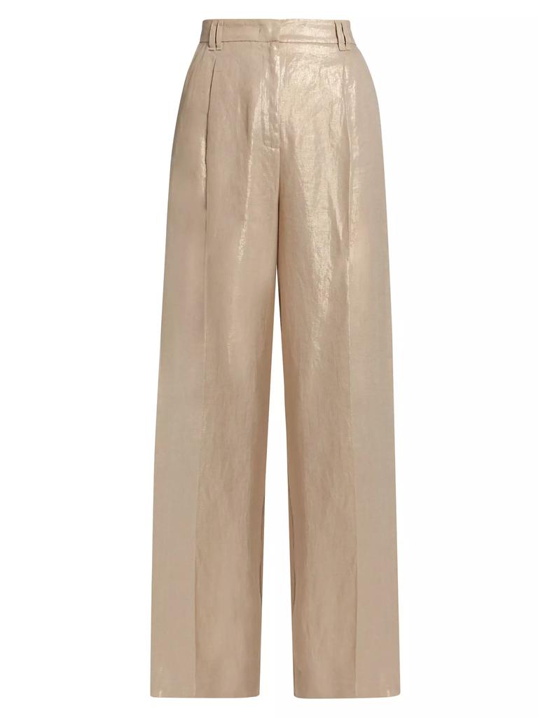 Marella Stiria Linen Wide-Leg Pants