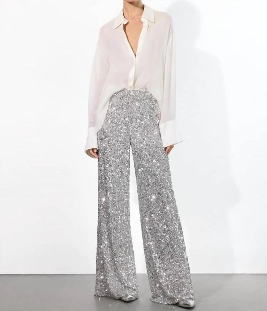 Alice + Olivia Alice + Olivia - Mame Sequin Pant 3