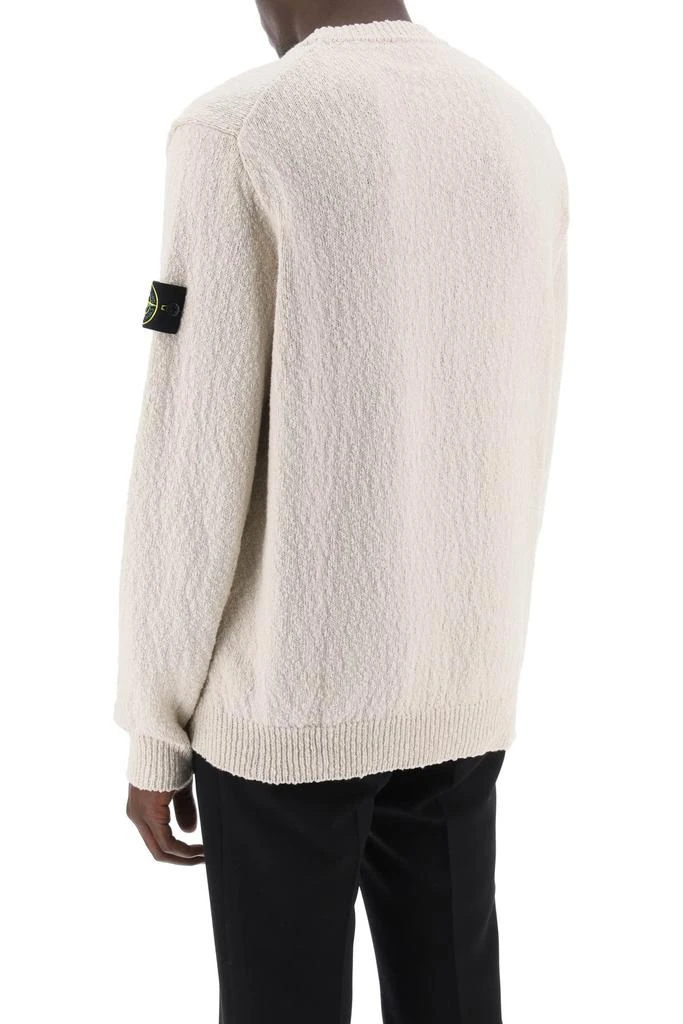 STONE ISLAND cotton and linen blend pullover 3