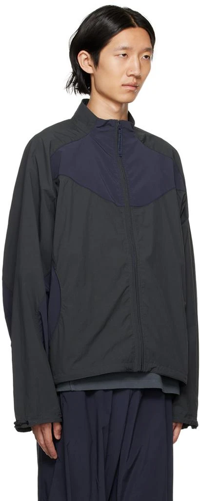 Reebok Gray Paneled Track Jacket 2