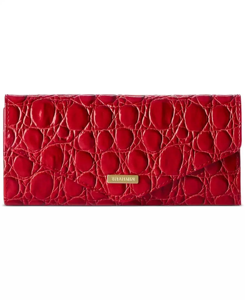 Brahmin Veronica Sriracha Vanderbilt Leather Wallet 1