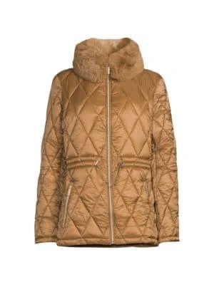 MICHAEL Michael Kors ​Missy Faux Fur Packable Puffer Jacket 5